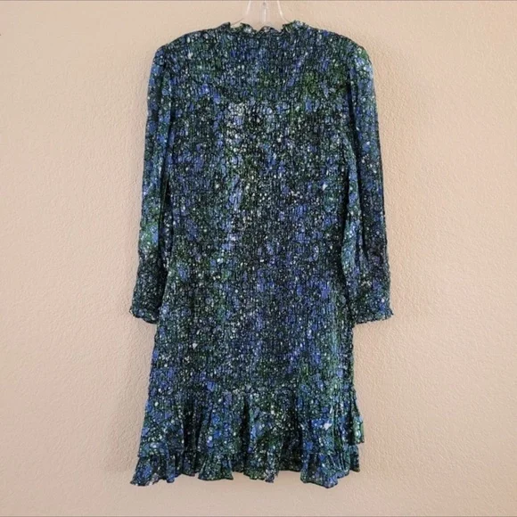 VERONICA BEARD Farha Smocked Dress Size M/8 - Picture 9 of 9